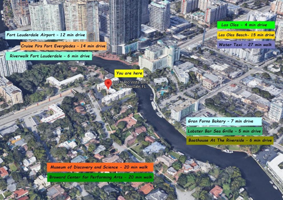 Designer River View Apartments 劳德代尔堡 外观 照片